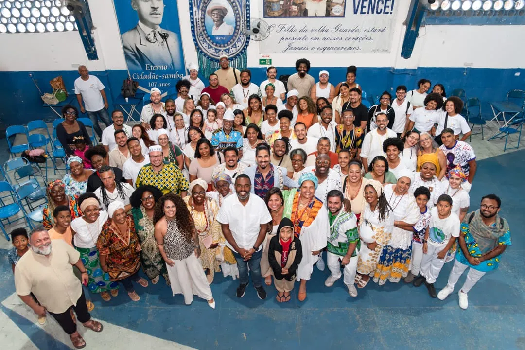 Comunidade reunida durante o desenvolvimento do estudo antropológico da Voz do Terreiro